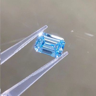 ZKZ Diamonds 10 Mohs Azul Esmeralda Cortada em Laboratório CVD Diamant 1-1.6ct