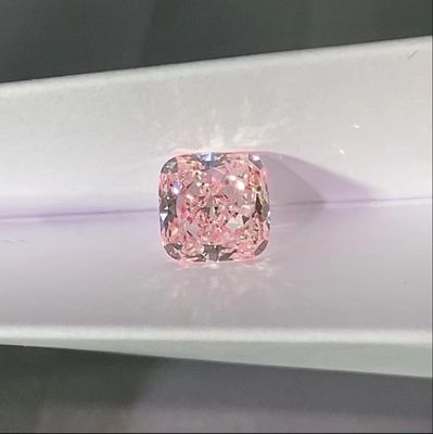 luz extravagante habilitado sintética fraca do diamante NGTC do corte do coxim 3ct