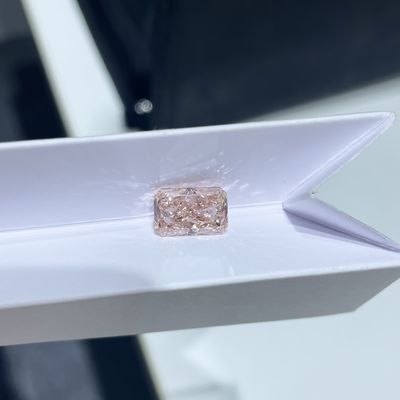 Do ponto luminoso cor-de-rosa dos diamantes 1.5-3.0ct do CVD VS2-VVS2 corte brilhante crescido laboratório
