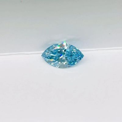 O laboratório fraco de 10 Mohs fez diamantes azuis Marquise Cut IGI certificada