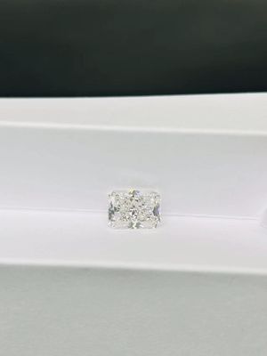 Pedra de tamanho grande 5.3ct Radiante Forma Laboratório Criado como cultivado não tratado CVD Diamante IGI certificado fábrica venda direta