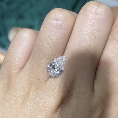 o laboratório fraco de Mohs do diamante 10 da pera 1-1.99Carat projetou diamantes