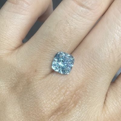 1.17Carat laboratório fraco real sintético diamantes crescidos 10 Mohs