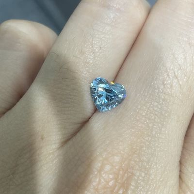 Diamantes cor-de-rosa crescidos 1.27ct IGI VS1 habilitado da forma do coração laboratório sintético