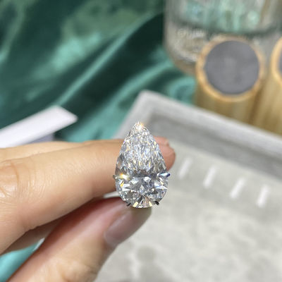 Certificado customizável crescido laboratório dado forma pera 0.74Carat do diamante VVS2 IGI do CVD