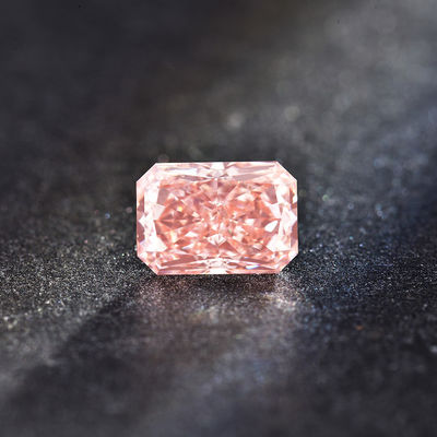 Diamante 100% sintético sintético crescido laboratório dos diamantes do rosa do carbono