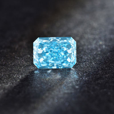 decorações fracas brilhantes de 1-1.99Carat Diamond Blue Lab Diamonds Jewelry