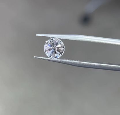 Finamente cultivado em laboratório, incolor, branco, diamante redondo, brilhante, de corte 2ct, feito na China.