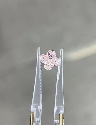 Diamantes feitos pelo homem LV corte de lírio rosa Diamantes trevo de quatro folhas diamantes de clareza VVS-VS