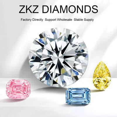 CVD DEF VS VVS Round Fancy Synthetic Lab Grown Diamonds Certificado IGI 0.3ct - 20ct Fábrica por atacado Fornecedor direto