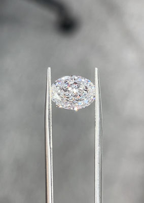 Diamante cultivado em laboratório 3CT CVD sem gravata sem tratamento Diamante