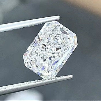 Alta Qualidade 3CT D Cor VS Claridade Forma Radiante Laboratório CVD Diamante GIA Certificado