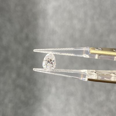1.02ct G VVS1 Pear Cut CVD Laboratório Criado Diamantes Brancos para Fabricação de Joias