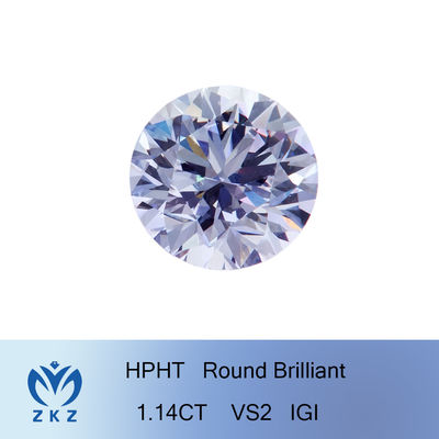 Diamante cultivado em laboratório personalizável 1,14 quilates CVD HPHT Redondo Diamante Branco certificados diamantes sintéticos