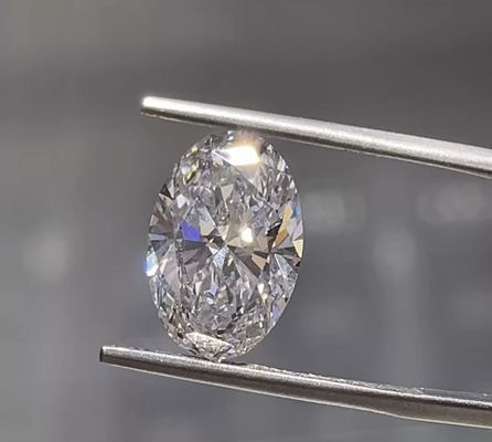 Diamantes Soltos Laboratoriais Ovais com Corte 3EX Triplo Excelente, Diamantes Criados em Laboratório com Certificação IGI